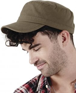 Beechfield 1000 Cappello Army in cotone pesante neutro o personalizzato