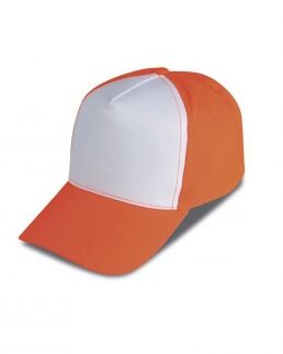 West Cap 1000 Cappellino Golf 5 pannelli bicolore neutro o personalizzato