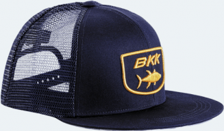 BKK Tuna Snapback Hat cappello con visiera piatta blu