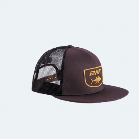 BKK Tuna Snapback Hat cappello con visiera piatta marrone