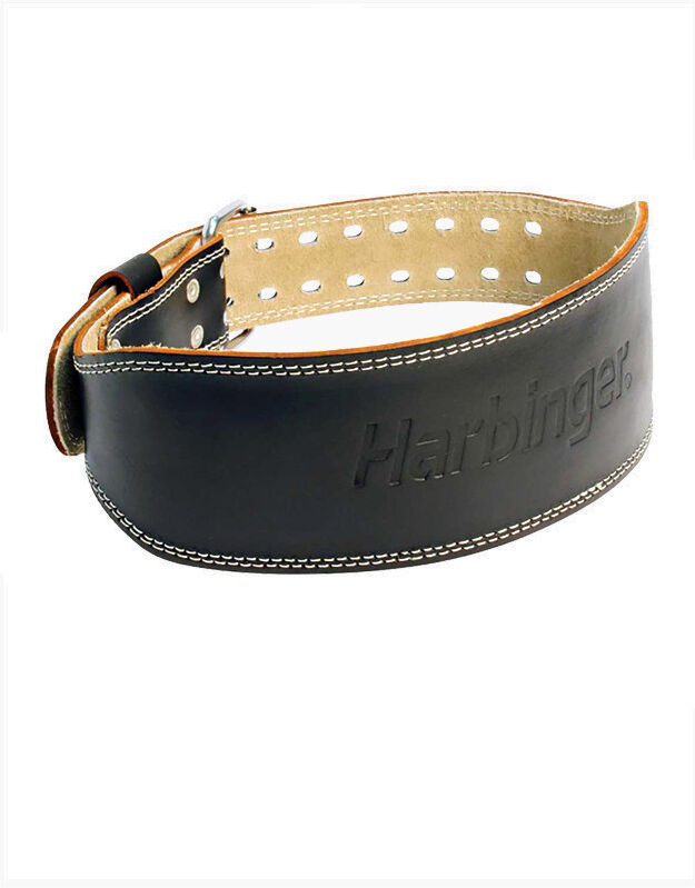 HARBINGER 4" Padded Leather Belt Colore: Nero S