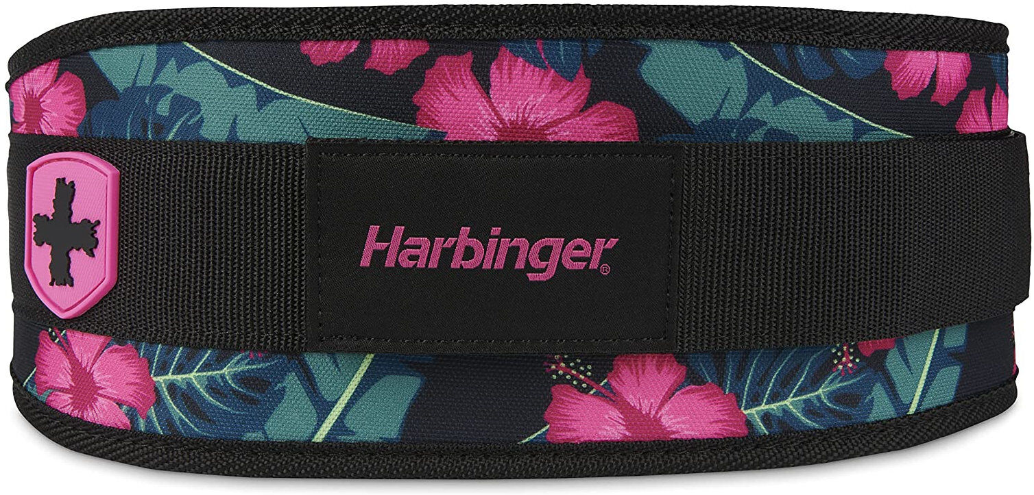 HARBINGER Foam Core Belt 4,5" Colore: Nero Rosa S