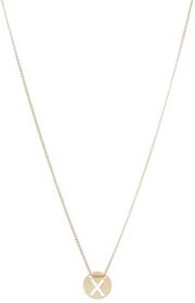 LOTT. gioielli Ketting Initial letter X verguld - Goud