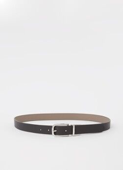 Levi's Reversible riem van leer - Zwart