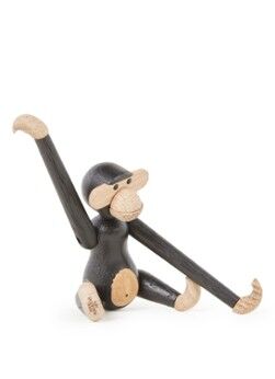 Kay Bojesen Monkey Mini ornament 9,5 cm - Donkerbruin