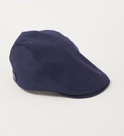 Ted Baker Blushr flat cap met ruit dessin - Donkerblauw