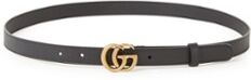 Gucci Marmont riem van leer - Zwart