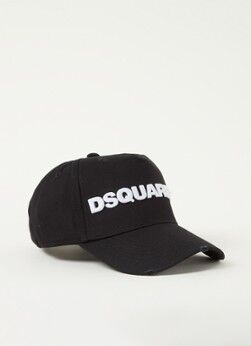 Dsquared2 Pet met logoborduring - Zwart