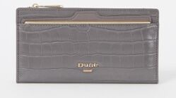 Dune London Kaydence portemonnee met crocostructuur - Taupe