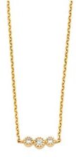 Diamond Point Geelgouden collier 0.11 ct diamant Joy - Goud