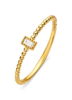 Diamond Point Joy ring van 14 karaat geelgoud met 0.05 ct diamant - Goud
