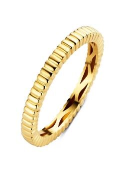 Diamond Point Ring Ensemble van 14 karaat geelgoud - Goud