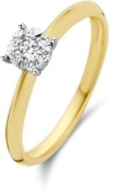 Diamond Point Gouden ring 0.17 ct diamant Enchanted - Goud