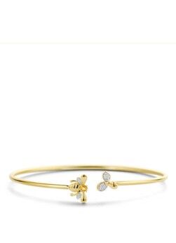 Diamond Point Geelgouden armband 0.06 ct citrien Queen Bee - Geelgoud