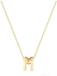 Diamond Point Geelgouden collier Alphabet - Geelgoud