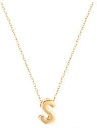 Diamond Point Geelgouden collier Alphabet - Geelgoud