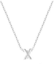 Diamond Point Witgouden collier Alphabet - Witgoud