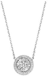 Diamond Point Witgouden collier 0.40 ct diamant Enchanted - Witgoud