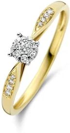 Diamond Point Gouden ring 0.15 ct diamant Enchanted - Goud