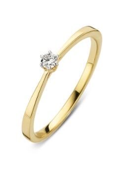 Diamond Point Gouden ring 0.05 ct diamant Starlight - Goud