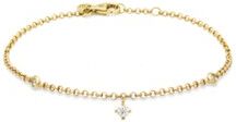 Diamond Point Geelgouden armband, 0.13 ct diamant, Hearts & Arrows - Geelgoud