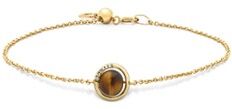 Diamond Point Geelgouden armband, 1.52 ct tijgeroog, Earth - Geelgoud