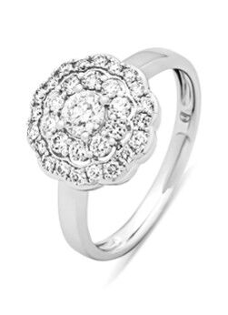 Diamond Point Witgouden ring, 0.65 ct diamant, Christmas collection - Witgoud
