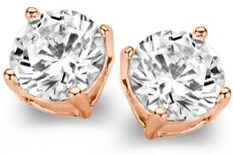 Casa Jewelry Marry L oorknopjes verguld - Roségoud