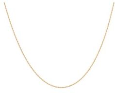 Anna + Nina Twisted Plain Long ketting verguld - Goud