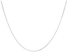 Anna + Nina Plain Ketting Long van zilver - Zilver