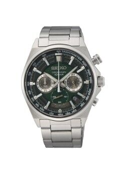 Seiko New Link horloge SSB405P1 - Zilver