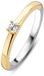 TI SENTO - Milano Ring verguld met zirkonia 1871ZY - Goud