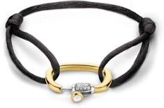 TI SENTO - Milano Armband verguld 2964BO - Zwart