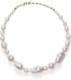 ANNI LU Jet-set Pearl ketting met zoetwaterparels - Parelmoer