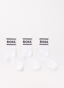 HUGO BOSS Sokken met logo in 3-pack - Wit