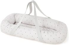 Liewood Gro Classic Dot babynest - Lichtgrijs