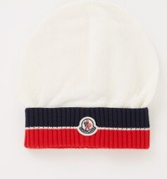 Moncler Muts met logo - Wit