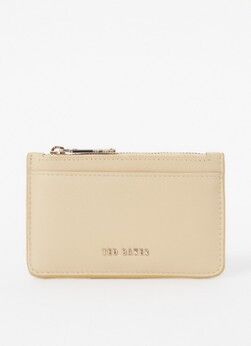 Ted Baker Garcia pasjeshouder van leer - Beige