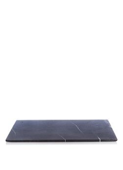 Stoned Plank van marmer 40 x 20 cm - Zwart