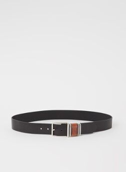 Diesel B-Loops riem van leer - Zwart