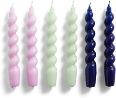 Hay Candle Spiral kaars set van 6 -