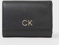 Calvin Klein Trifold portemonnee met logo - Zwart