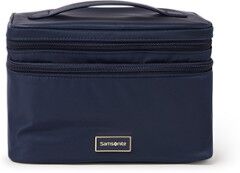 Samsonite Karissa 2.0 DLX C.C. toilettas met logo detail - Donkerblauw