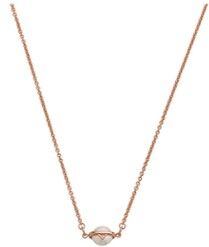 Emporio Armani Ketting van zilver EG3532221 - Roségoud