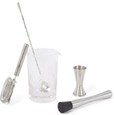 Leopold Vienna Cocktail mixing set 5-delig - Zilver