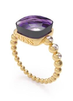 GUESS Ring met kristal JUBR01237JWYGAO52 - Goud