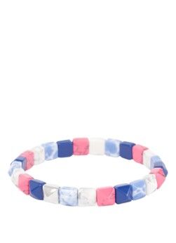 Isabel Marant Pyra Stripe armband met kralen - Blauw