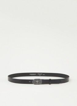 Emporio Armani Riem met logo - Zwart