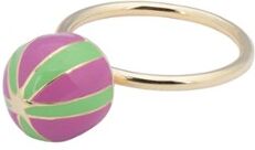 Anna + Nina Bubblegum ring verguld - Goud