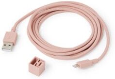 Avolt Cable 1 USB A naar Lighting 1,8 meter - Lichtroze